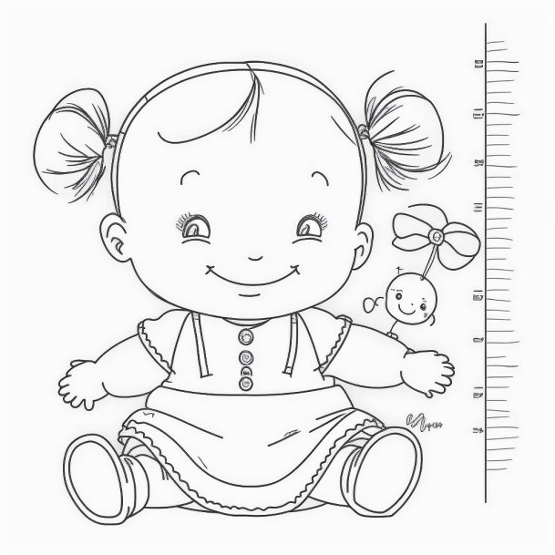 cute baby drawing