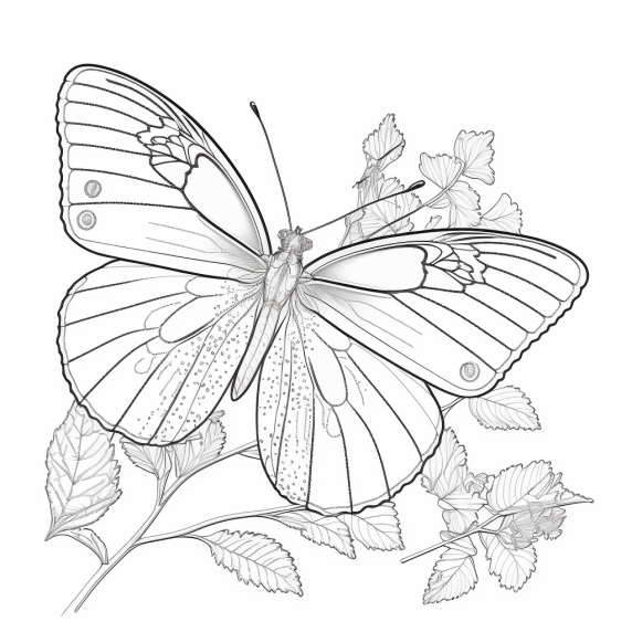 pencil butterfly drawing