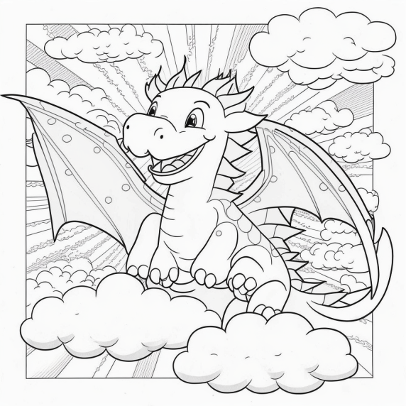 drawing dragon
