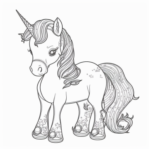 cute unicorn drawing