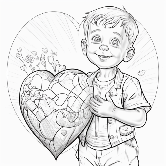 cute heart drawing