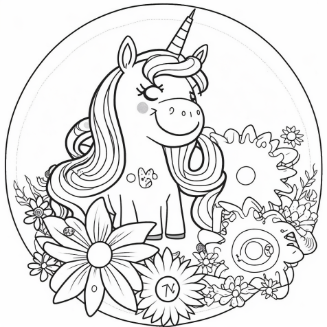 unicorn drawing easy